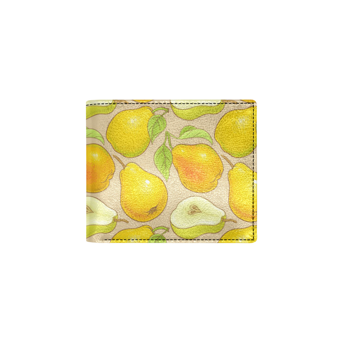 Pear Pattern Print Design PE05 Men's ID Card Wallet