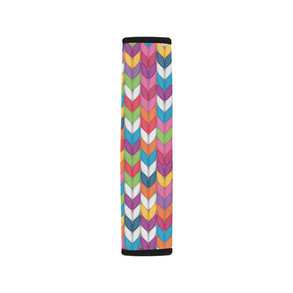 Knit Pattern Print Design 01 Car Seat Belt Cover
