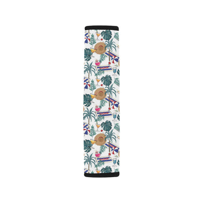 Aloha Hawaii Beach Pattern Print Design 04 Car Seat Belt Cover