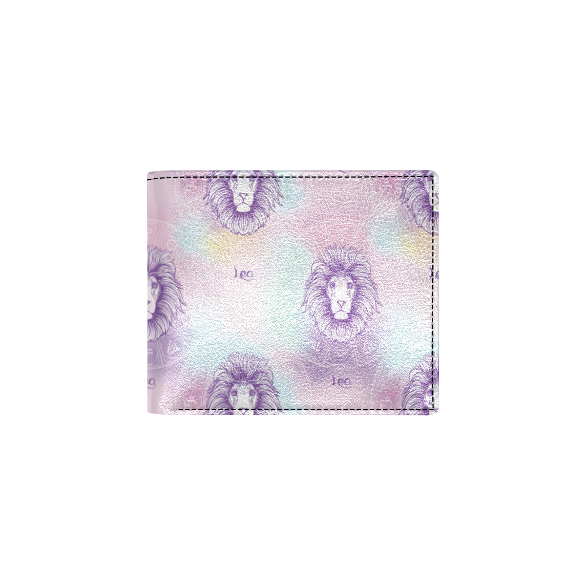 Leo Pattern Print Design 03 Men's ID Card Wallet