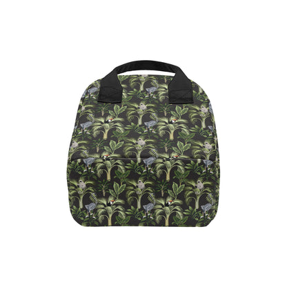 Rainforest Pattern Print Design RF05 Insulated Lunch Bag