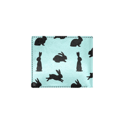 Rabbit Pattern Print Design RB010 Men's ID Card Wallet