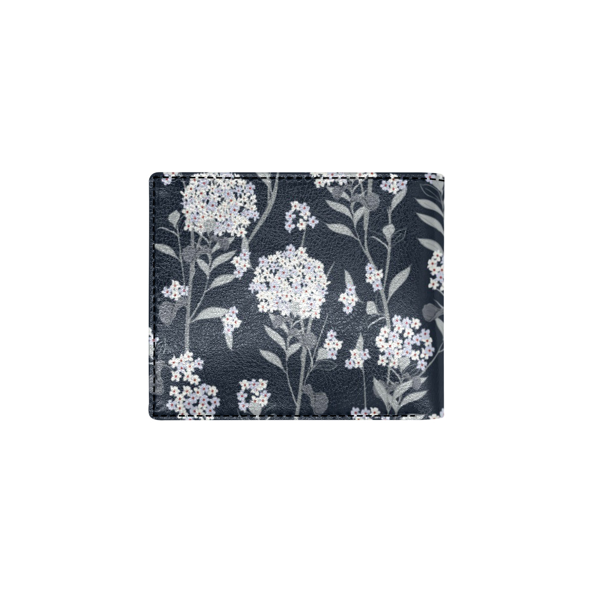 Hydrangea Pattern Print Design HD07 Men's ID Card Wallet