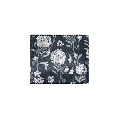 Hydrangea Pattern Print Design HD07 Men's ID Card Wallet