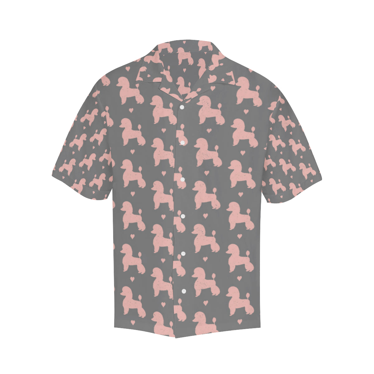 Poodle Pattern Print Design A02 Men's Hawaiian Shirt