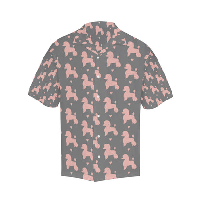 Poodle Pattern Print Design A02 Men's Hawaiian Shirt