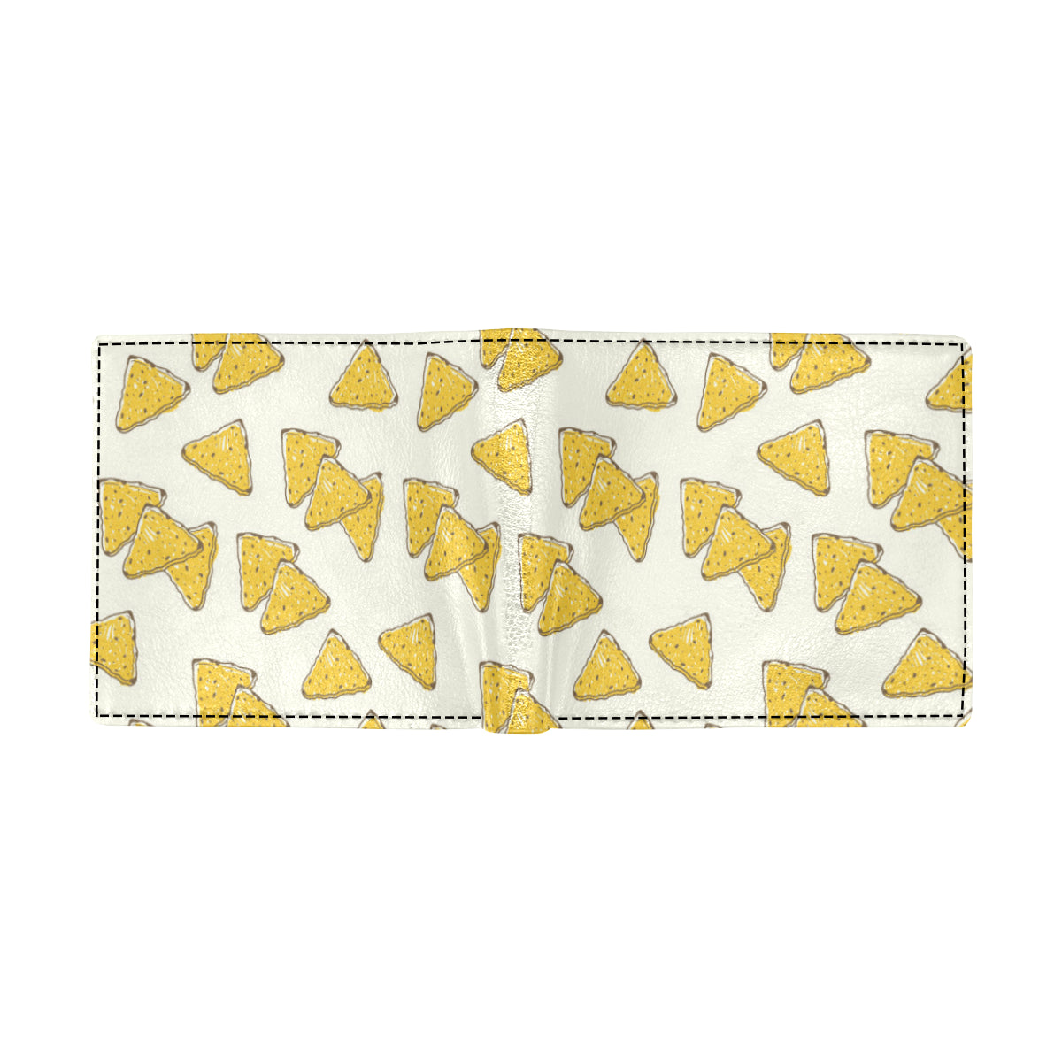 Nachos Pattern Print Design A01 Men's ID Card Wallet