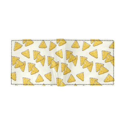 Nachos Pattern Print Design A01 Men's ID Card Wallet