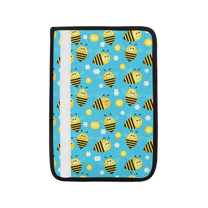 Bee Pattern Print Design BEE06 Car Seat Belt Cover
