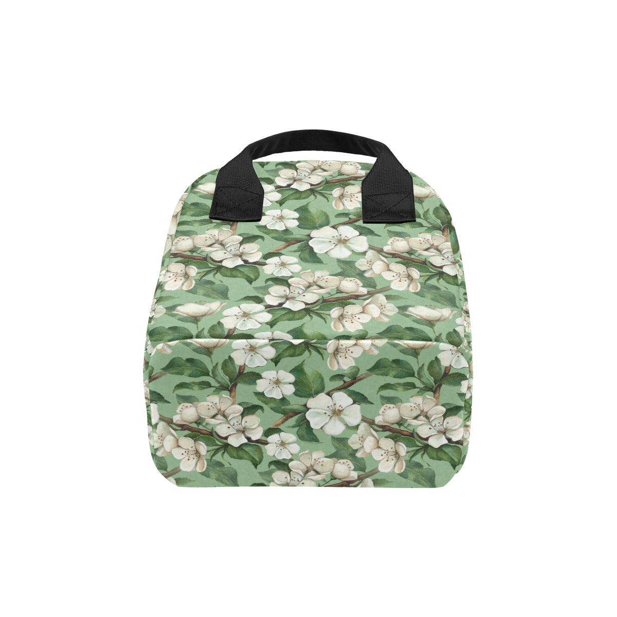 Apple blossom Pattern Print Design AB02 Insulated Lunch Bag