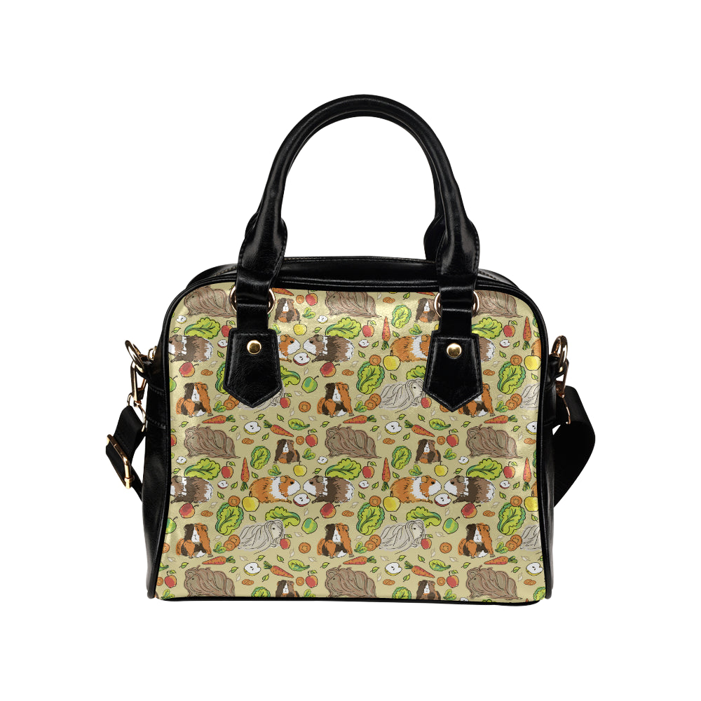 Guinea Pig Pattern Print Design 02 Shoulder Handbag