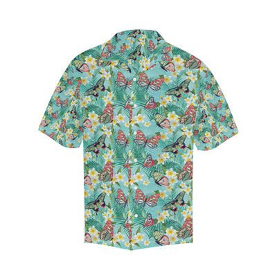 Butterfly Pattern Print Design 09 Men's Hawaiian Shirt