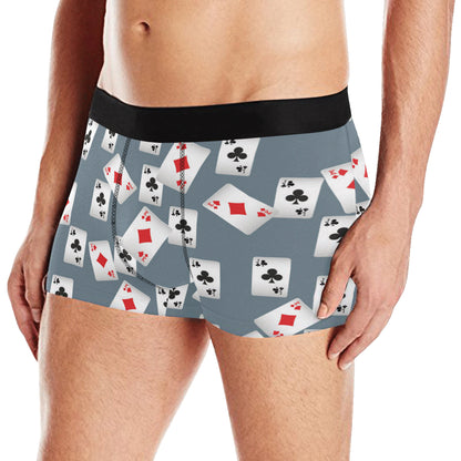 Poker Cards Pattern Print Design A05 Men's Boxer Briefs