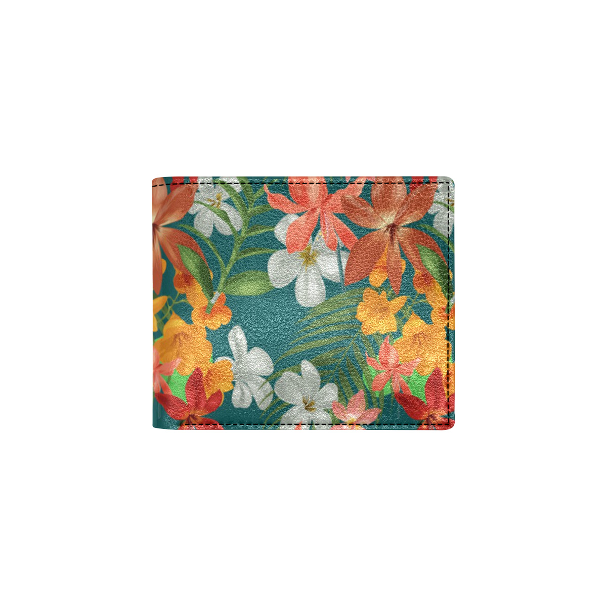 Amaryllis Pattern Print Design AL06 Men's ID Card Wallet