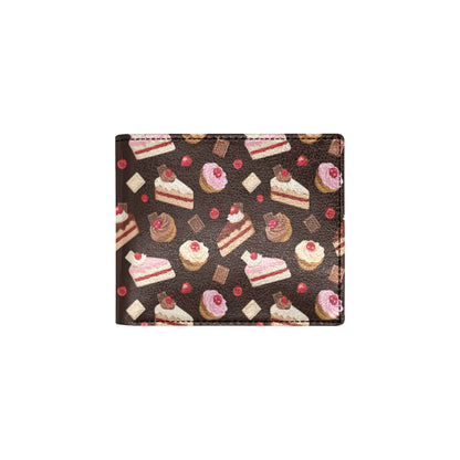 Cake Pattern Print Design 04 Men's ID Card Wallet