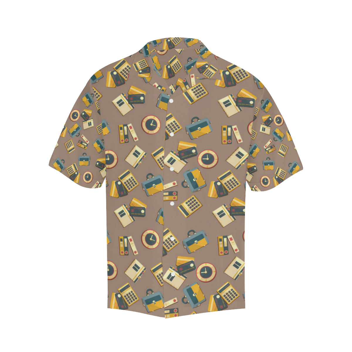 Accounting Financial Pattern Print Design 03 Men's Hawaiian Shirt