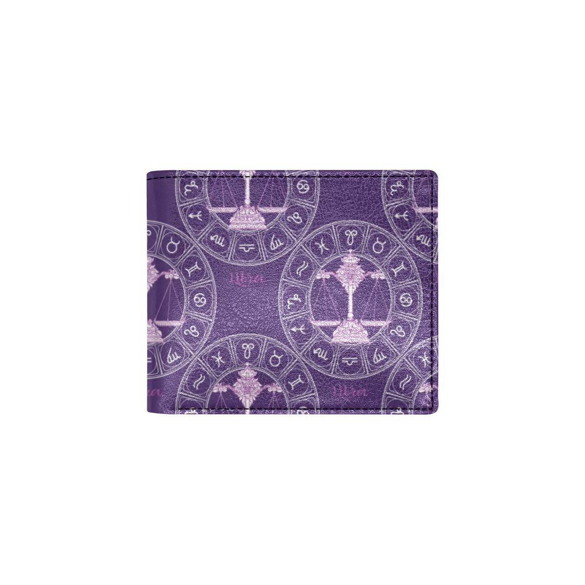 Libra Pattern Print Design 03 Men's ID Card Wallet