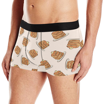 Pancake Pattern Print Design A01 Men's Boxer Briefs