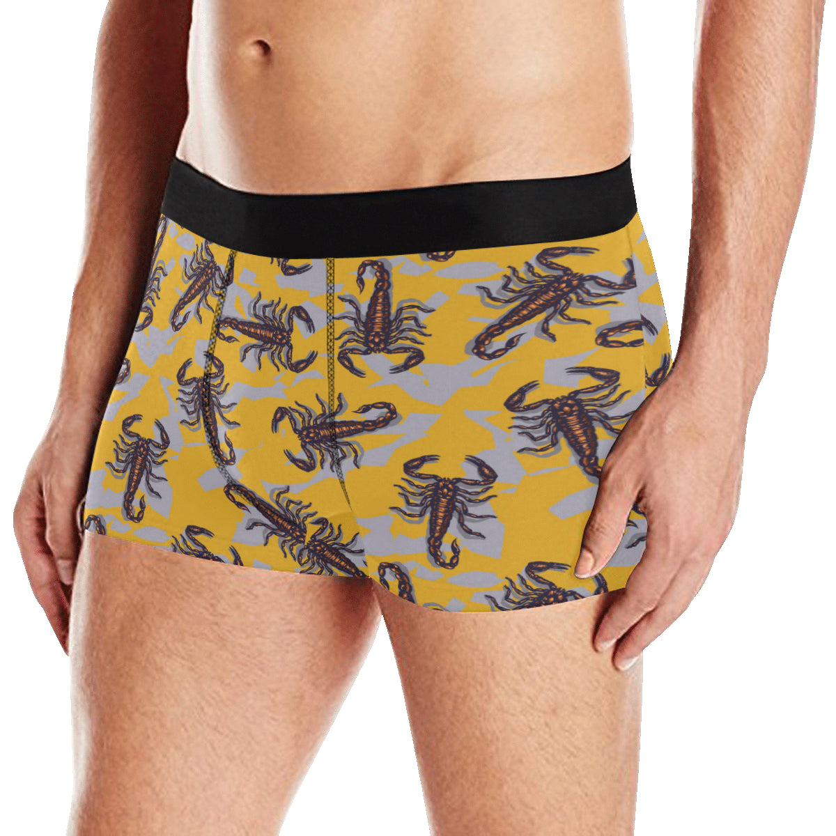 Scorpion Pattern Print Design 01 Men's Boxer Briefs