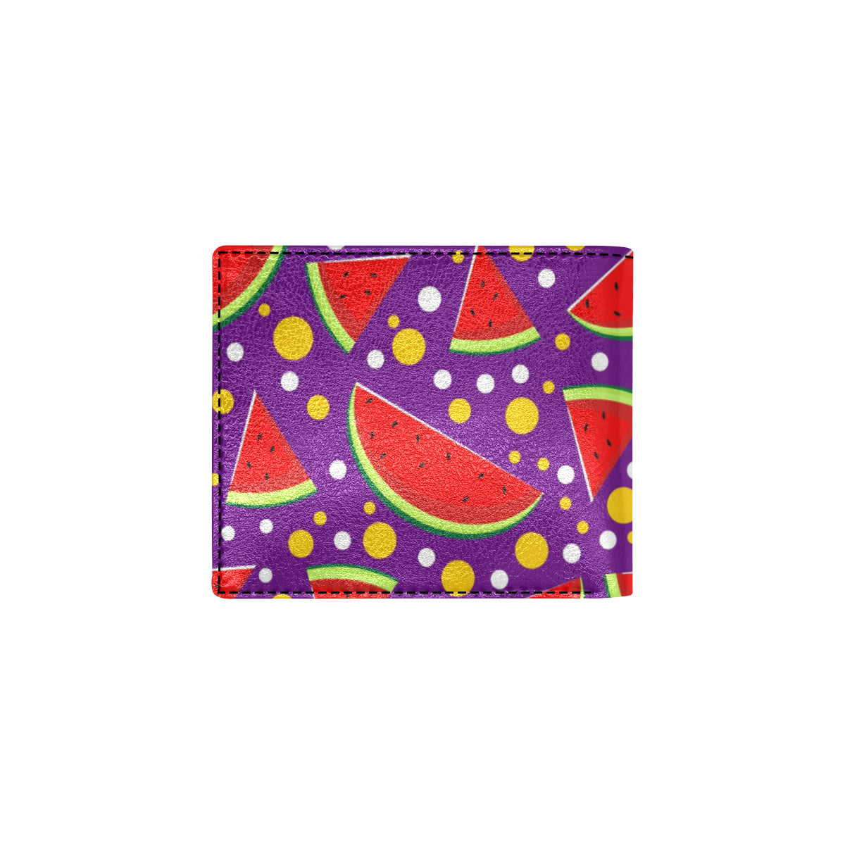 Watermelon Pattern Print Design WM010 Men's ID Card Wallet