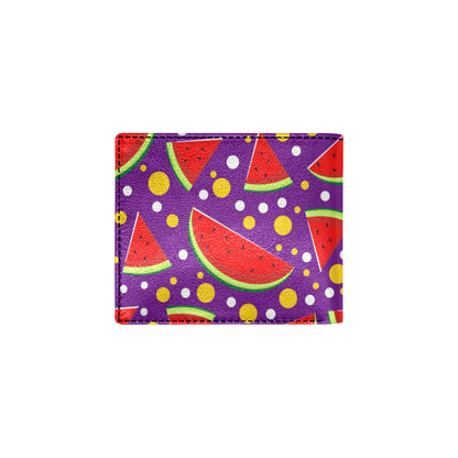Watermelon Pattern Print Design WM010 Men's ID Card Wallet