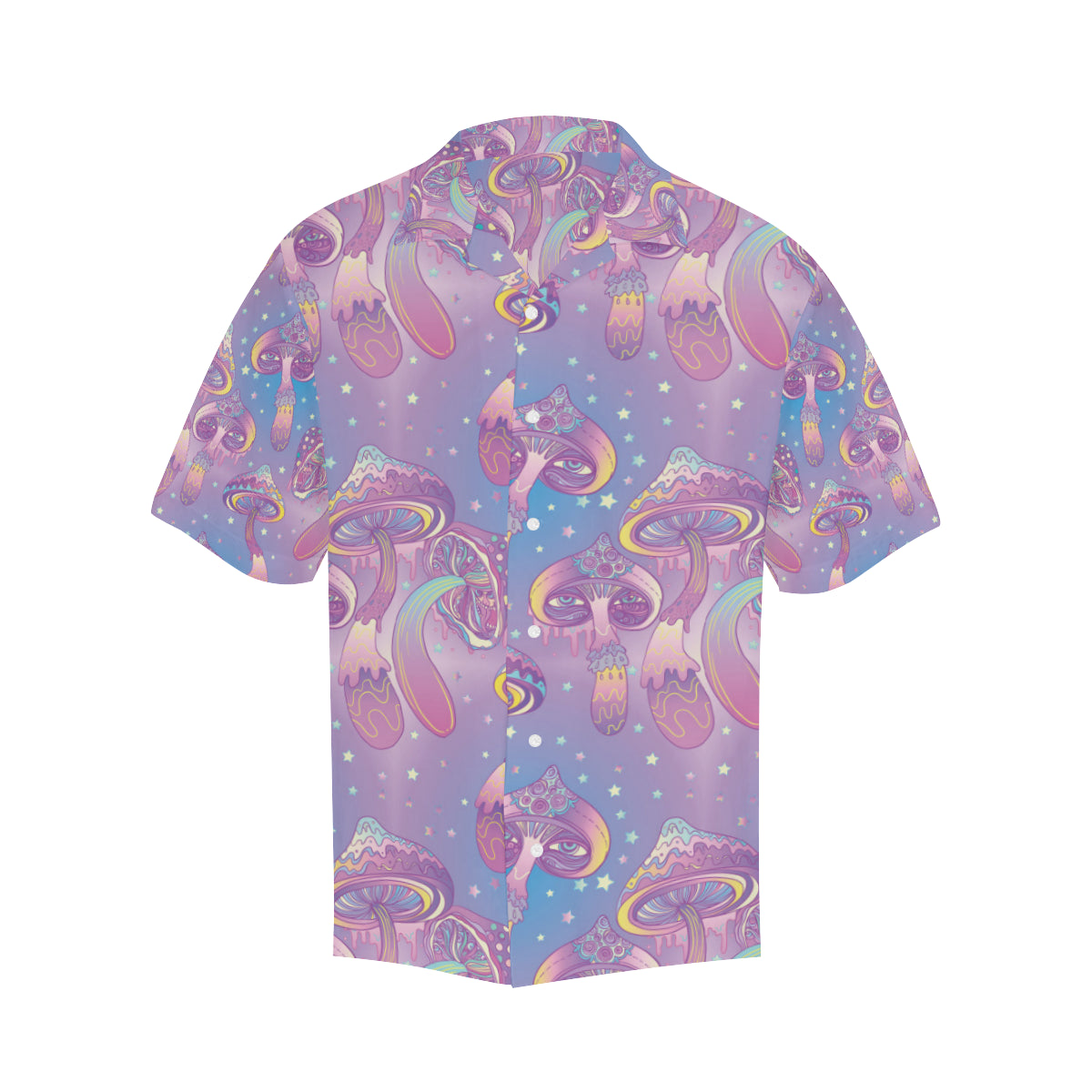 Psychedelic Mushroom Pattern Print Design A01 Men's Hawaiian Shirt