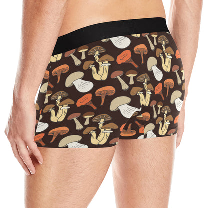 Mushroom Pattern Print Design A05 Men's Boxer Briefs