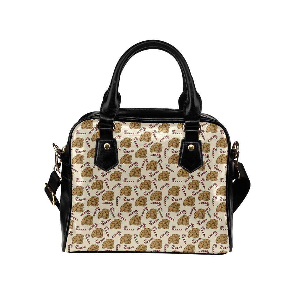 Cookie Pattern Print Design 04 Shoulder Handbag
