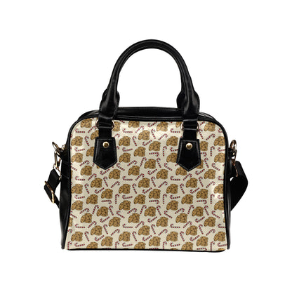 Cookie Pattern Print Design 04 Shoulder Handbag