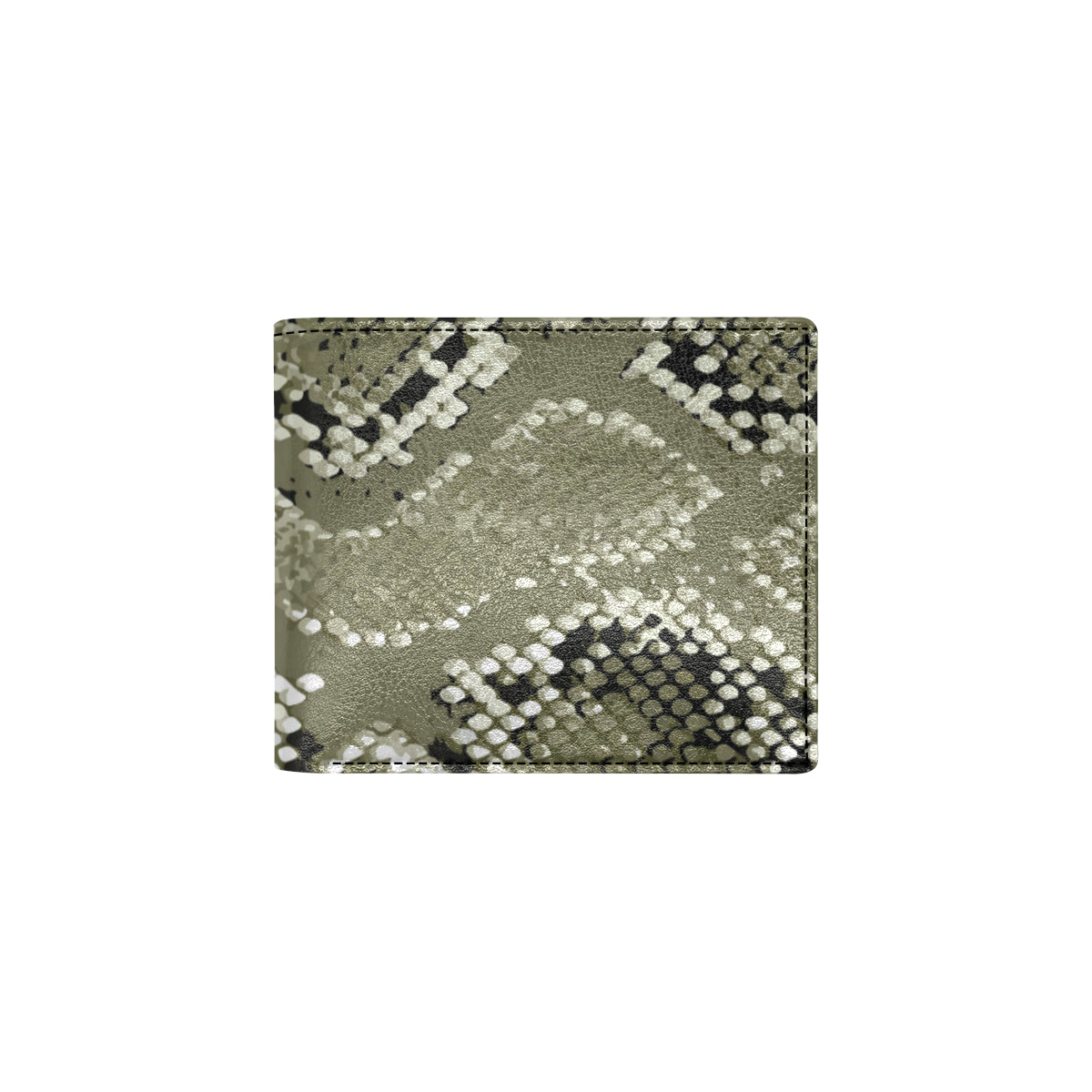 Python Pattern Print Design A04 Men's ID Card Wallet
