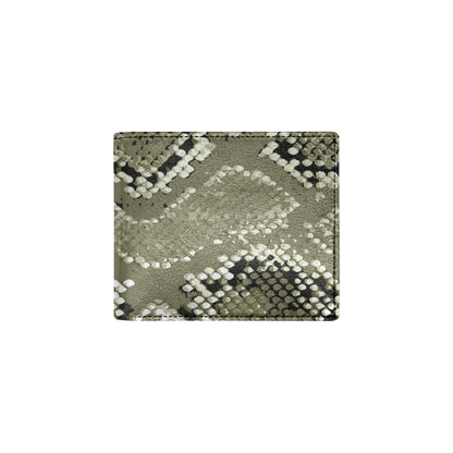 Python Pattern Print Design A04 Men's ID Card Wallet