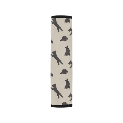 Schnauzers Pattern Print Design A06 Car Seat Belt Cover