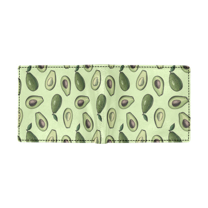 Avocado Pattern Print Design 02 Men's ID Card Wallet