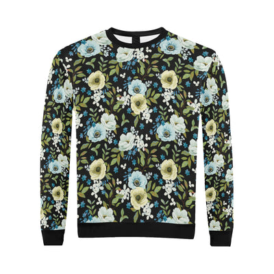 Anemone Pattern Print Design AM03 Men Long Sleeve Sweatshirt