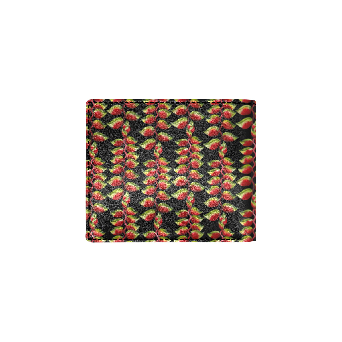 Heliconia Pattern Print Design HL05 Men's ID Card Wallet