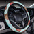 Cupcakes Fancy Heart Print Pattern Steering Wheel Cover with Elastic Edge