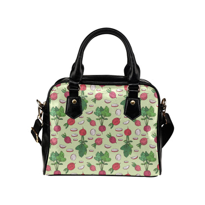 Radish Pattern Print Design A04 Shoulder Handbag