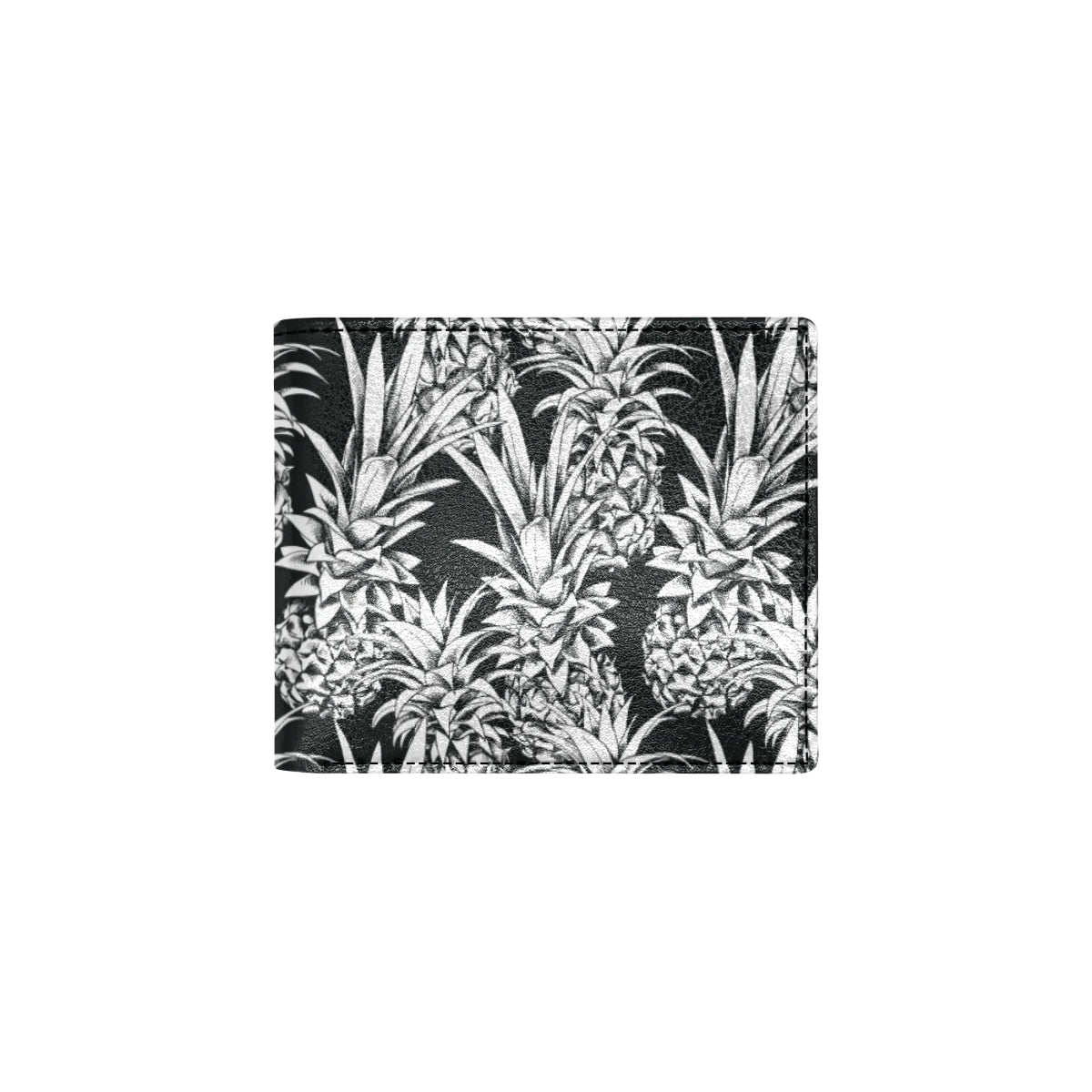 Pineapple Pattern Print Design PP08 Men's ID Card Wallet