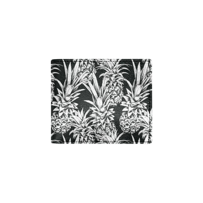 Pineapple Pattern Print Design PP08 Men's ID Card Wallet
