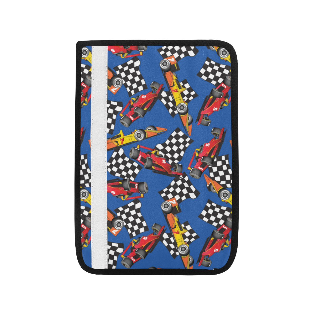 Racing Pattern Print Design A01 Car Seat Belt Cover