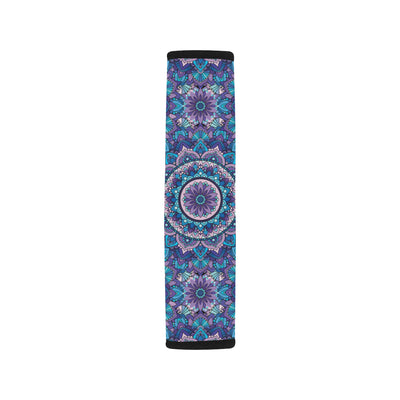 Mandala Pattern Print Design 04 Car Seat Belt Cover