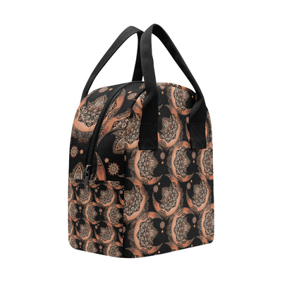 Sun Moon Mandala Insulated Lunch Bag