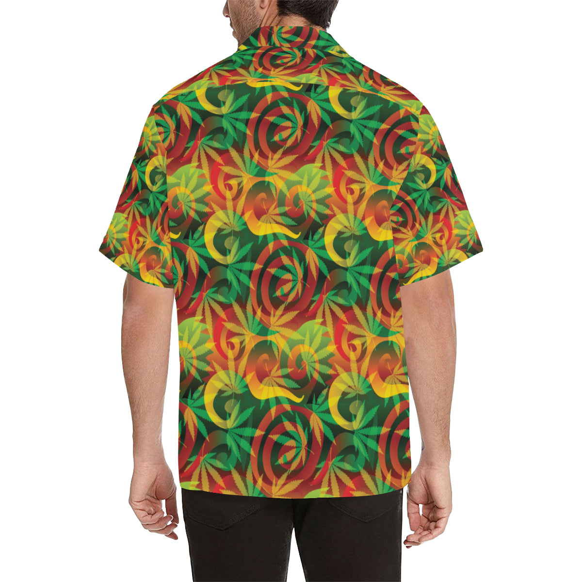 Rastafarian Pattern Print Design A01 Men's Hawaiian Shirt