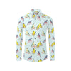 Bird Sweet Themed Print Pattern Men's Long Sleeve Shirt