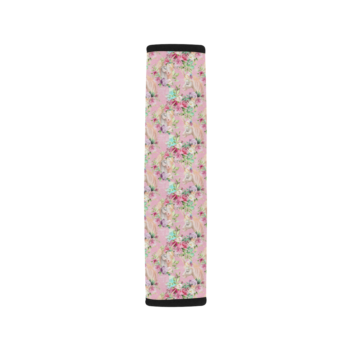 Unicorn Princess with Rose Car Seat Belt Cover