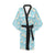 Alpaca Pattern Print Design 06 Women's Short Kimono