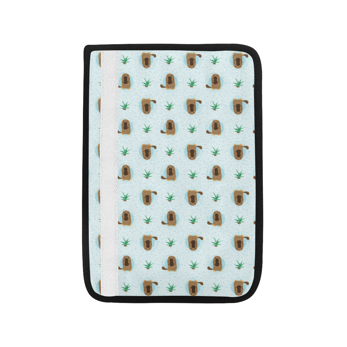 Platypus Pattern Print Design A04 Car Seat Belt Cover