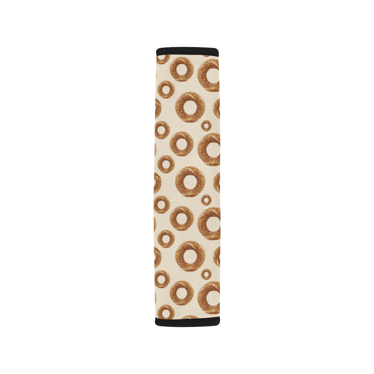 Bagel Pattern Print Design 01 Car Seat Belt Cover
