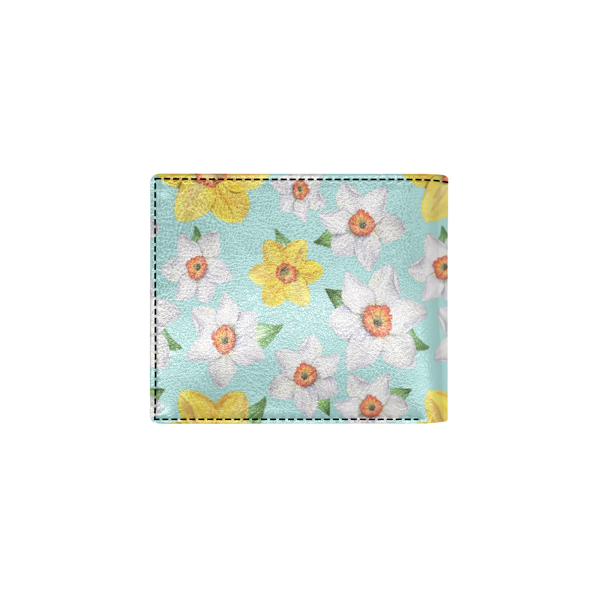 Daffodils Pattern Print Design DF07 Men's ID Card Wallet