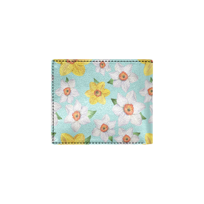 Daffodils Pattern Print Design DF07 Men's ID Card Wallet